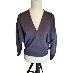 IRO Dewalt Wool Yak‎ Blend Faux Wrap Sweater XS